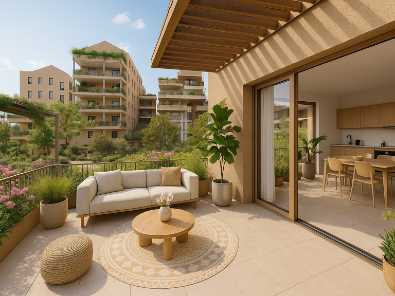 ECOQUARTIER PORT MARIANNE ! MAGNIFIQUE T4 DE 82M² AVEC EXTERIEURS  — photo 1