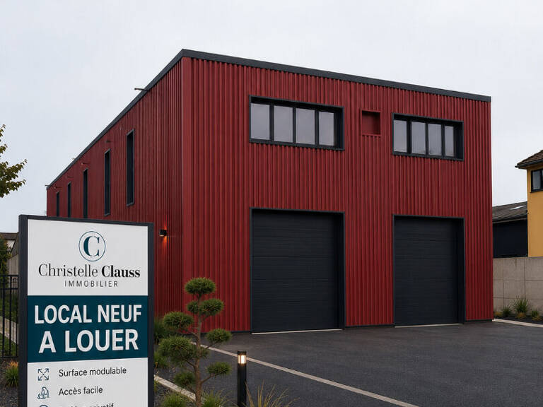 DÉPÔTS / LOCAUX D'ACTIVITÉ NEUFS À LOUER  ILLKIRCH-GRAFFENSTADEN 295 m2 — photo 1
