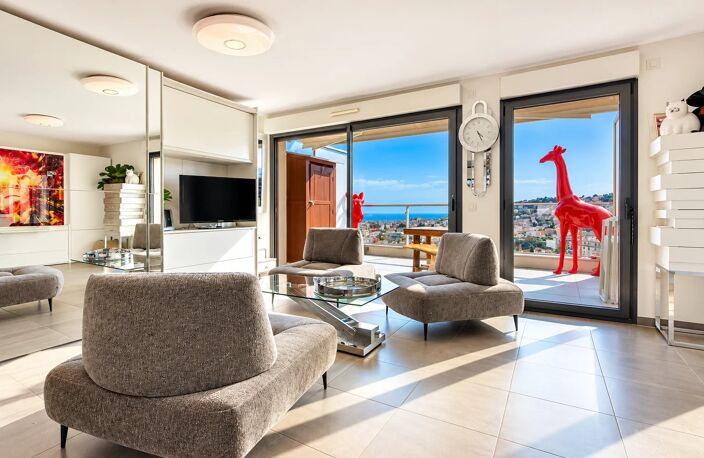 Nice Gairaut - Appartement avec terrasse vue mer, piscine, garag — photo 3