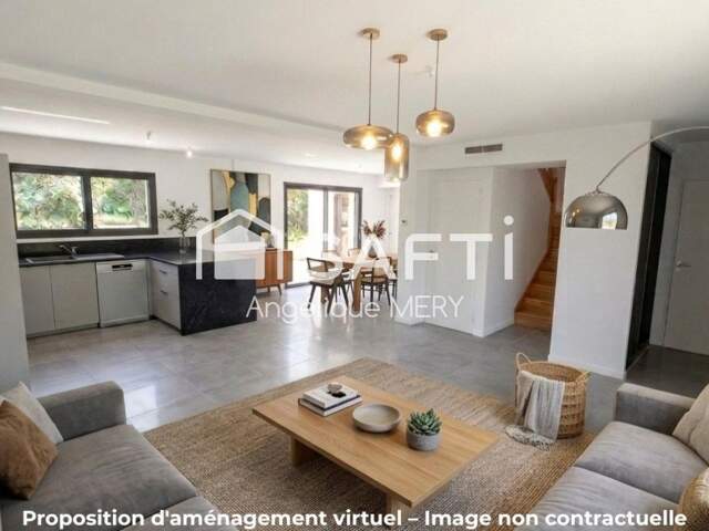 Villa contemporaine neuve T5 de 130,70 m² au bord du lac  Lavernose-Lacasse (Secteur Lac) — photo du bien