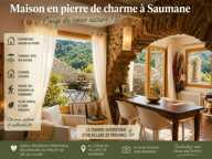 Maison en pierre pleine de charme au cœur du village, terrasse avec vue nature, 2 grands ateliers, calme absolu et sentiers de randonnée à proximité. — photo 2