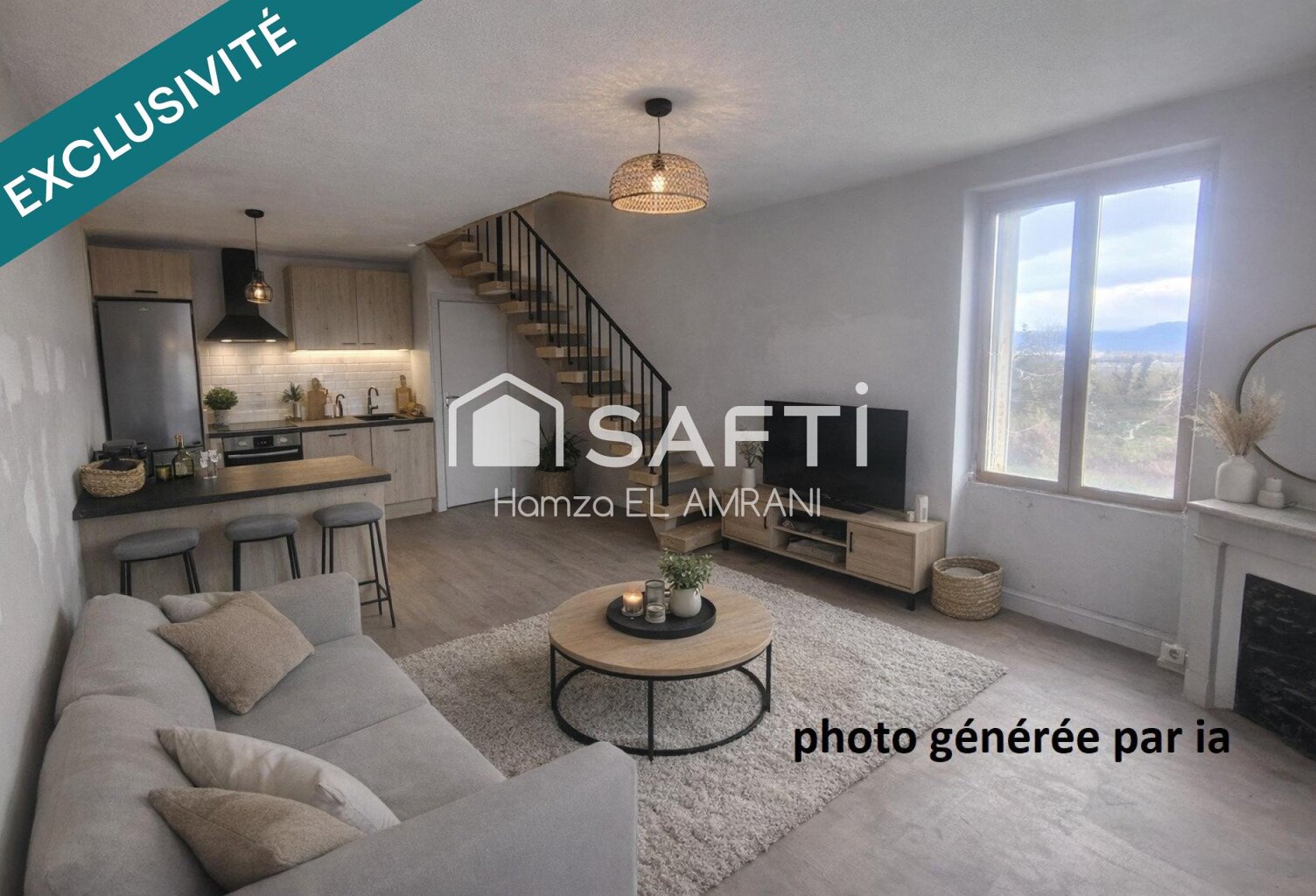 Appartement en duplex dans une belle petite copropriété avec parking — photo 1
