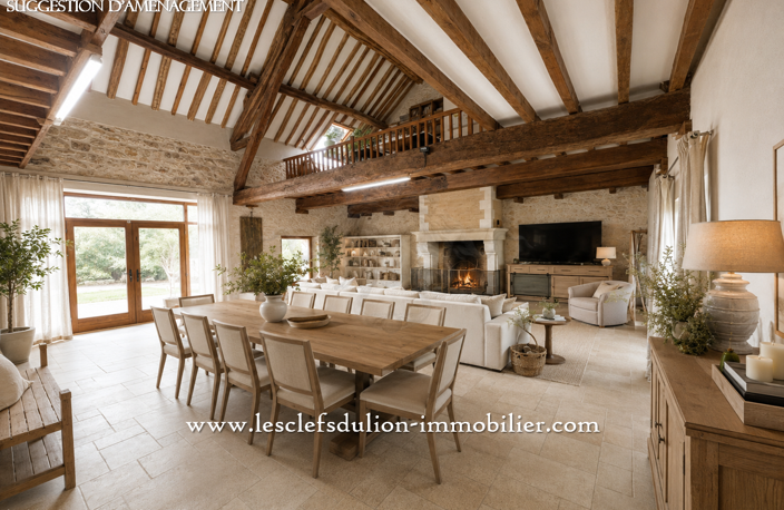 LONGÉRE DE CHARME AVEC GÎTE et PISCINE — photo 5