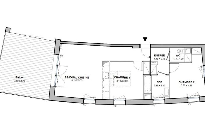 Vente Appartement 3 pièces — photo 3