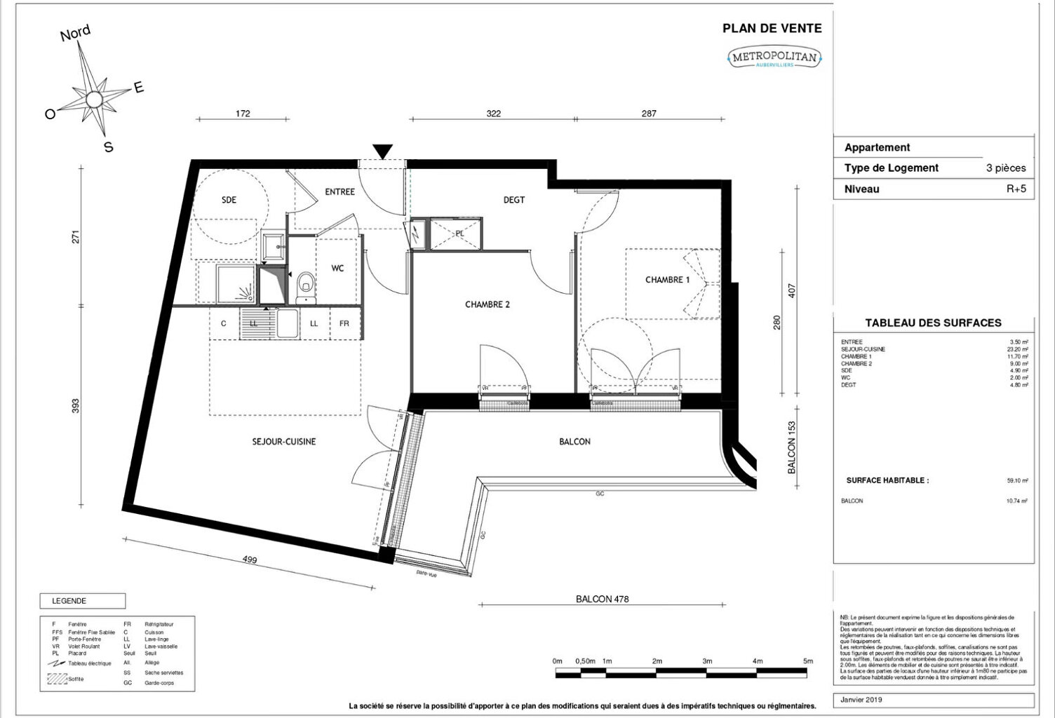 Appartement 3 pièces - Copropriété récente — photo 1