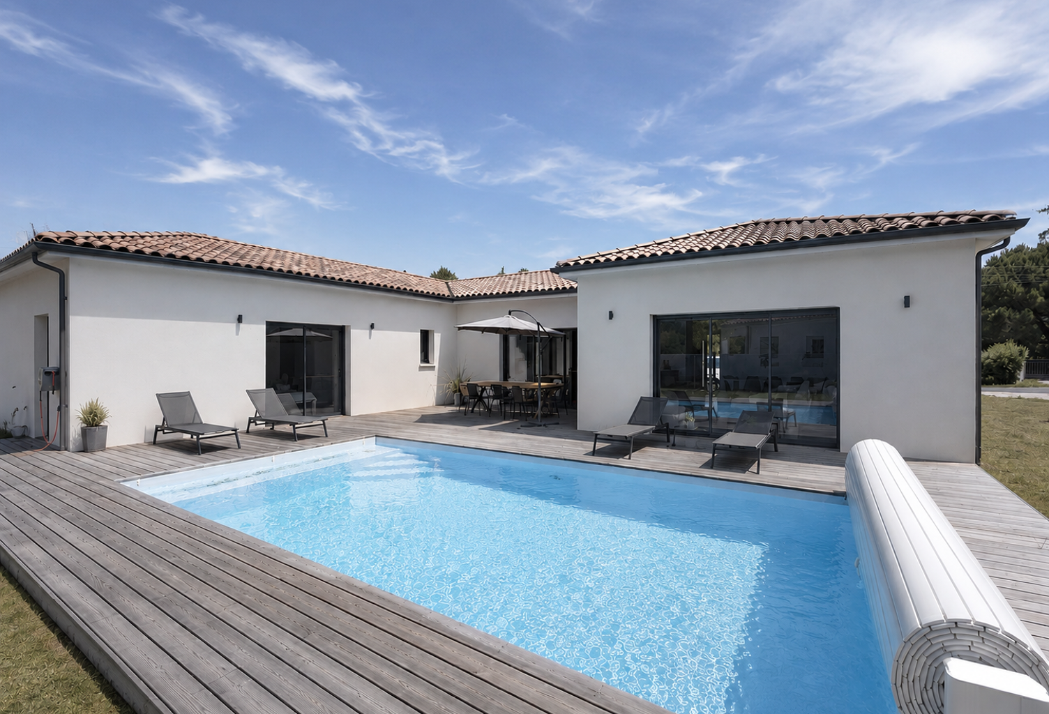 Villa neuve de standing avec piscine — photo 1
