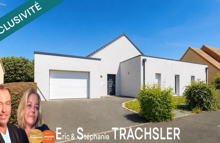 Pavillon contemporain de plain-pied  3 chambres  garage - La Milesse — photo 2