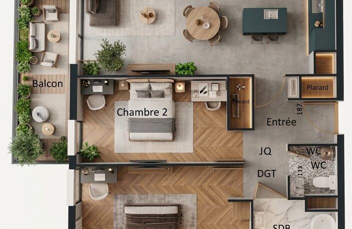 Vente Appartement 3 pièces — photo 3