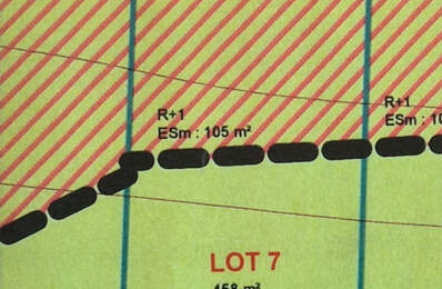 terrain constructible de 458 m2, vendu borné et viabilisé en eau, électricité. — photo du bien