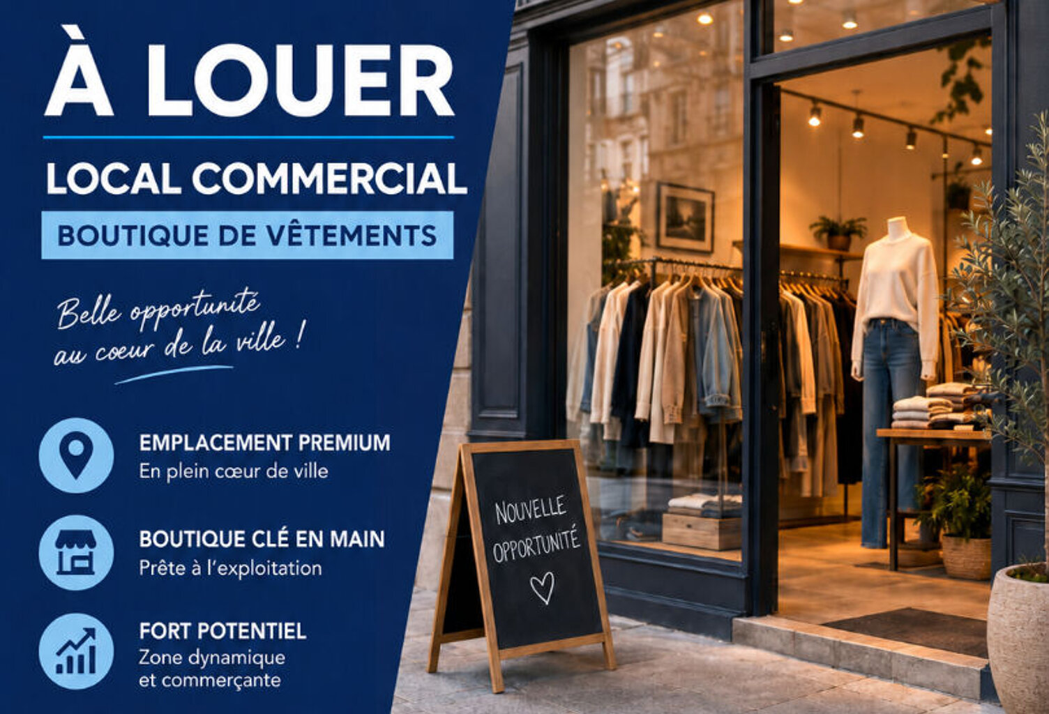 Local commercial Valenciennes 100 m2 — photo 1