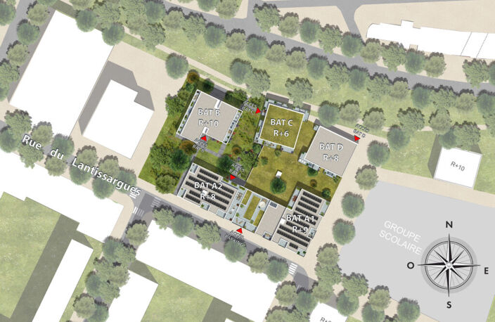 Vente programme neuf T2, T3, T4 43 à 77 m² Montpellier (34000) — photo 5