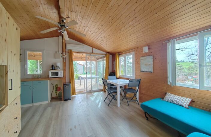 Chalet de 35 m2 + terrain dans un parc de loisir résidentiel à 8 minutes de AUCH, vendu meublé — photo 4