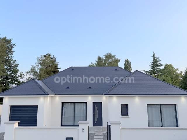 Maison contemporaine de plain-pied 128 m² habitables – DPE A – 3 chambres – Romorantin-Lanthenay (41200) — photo du bien