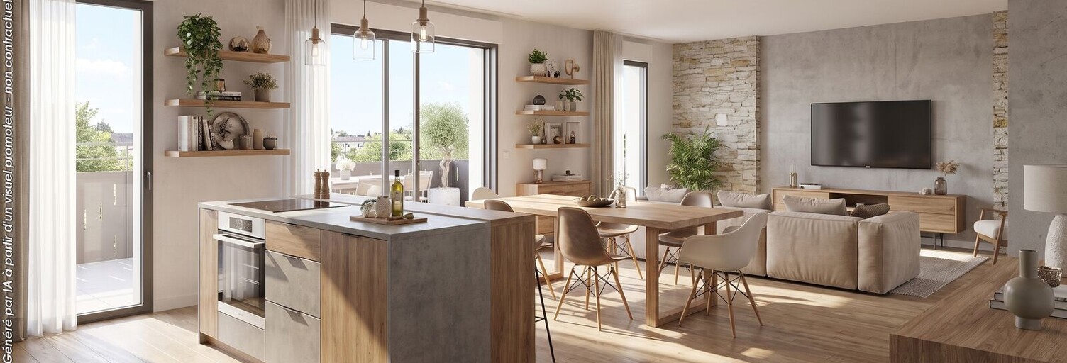 Appartement neuf T2, T3, T4 Pièce 50 à 90 m² à vendre à Caen (14000)