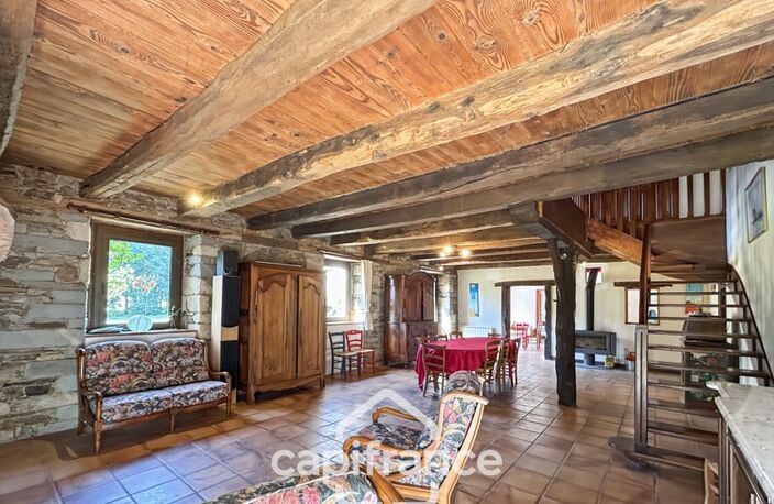 PROPRIÉTÉ DE CARACTÈRE SUR PLUS DE 9 HECTARES – MAISON EN PIERRE DE 235 M², APPARTEMENT INDÉPENDANT, DÉPENDANCE EN PIERRE, PRAIRIES, BOIS ET TROIS ÉTANGS – PROCHE LOUDÉAC — photo 4
