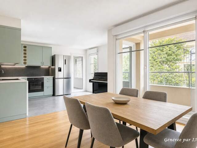 Appartement à vendre 4 pièces avec bureau, loggia et deux places de parking dans une résidence et recherchée — photo du bien