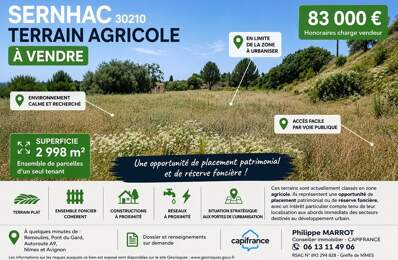 Terrain à vendre SERNHAC (30) — photo du bien