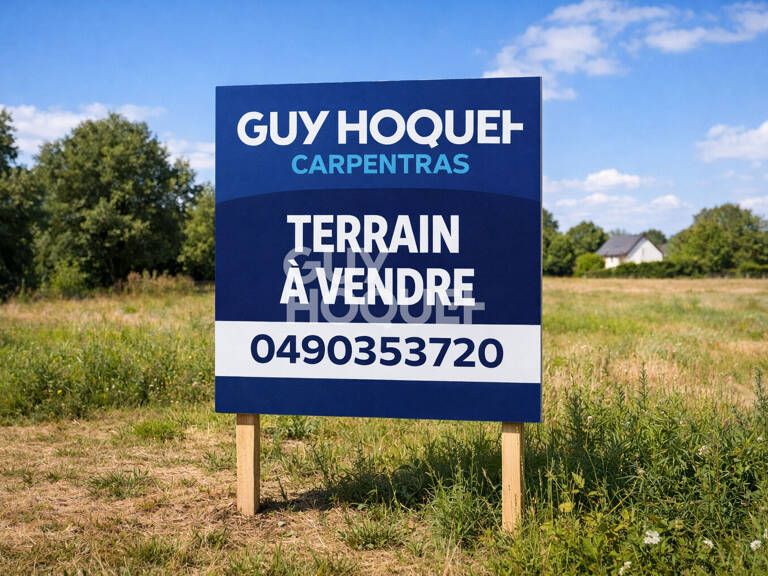 Terrain Carpentras 400 m² - Viabilisé - Libre constructeur — photo 1