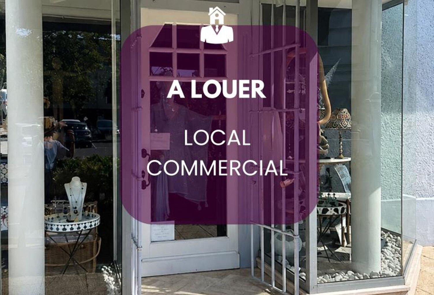 A louer, local commercial de 30m2 avec réserve à La Baule en emplacement n°1 — photo 1