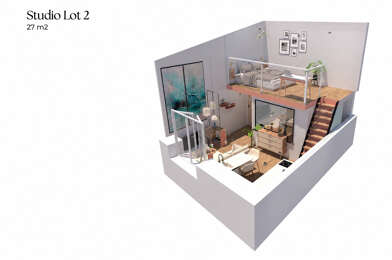 Appartement 1 pièces 105000 €
