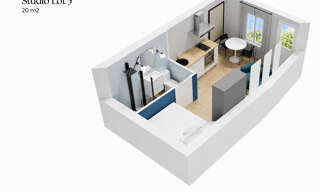 Appartement 1 Pièce 20 m² à vendre à Saint-Genis-Laval (69230)