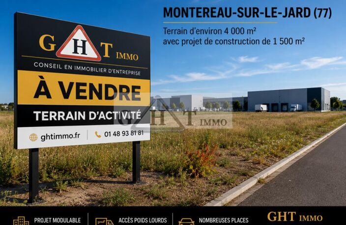 TERRAIN 4 200 M² – MONTEREAU-SUR-LE-JARD — photo 2