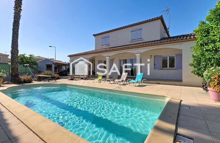 Maison de 153 m² avec piscine, garage, trois chambres sur une parcelle de 1265 m² — photo 3