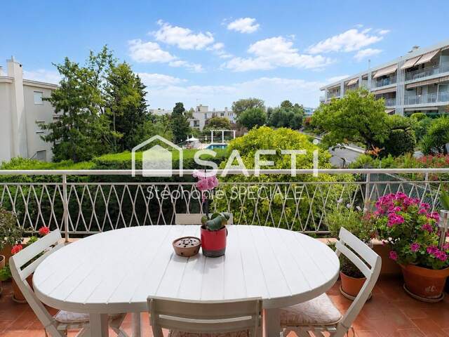 Antibes Juan-les-Pins / Calme absolu / Terrasse 14m2 / Exposition Sud — photo du bien