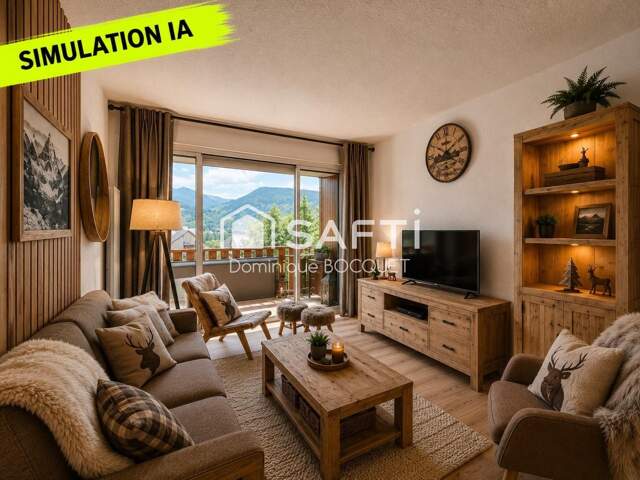 Studio + cabine 27 m2, exposé sud, balcon, ascenceur. — photo du bien