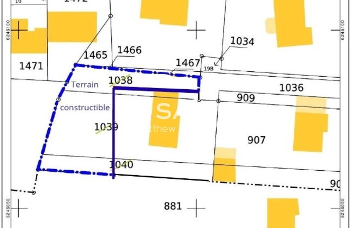 Terrain de 535 m2 avec chemin commun aux autres maisons — photo 3