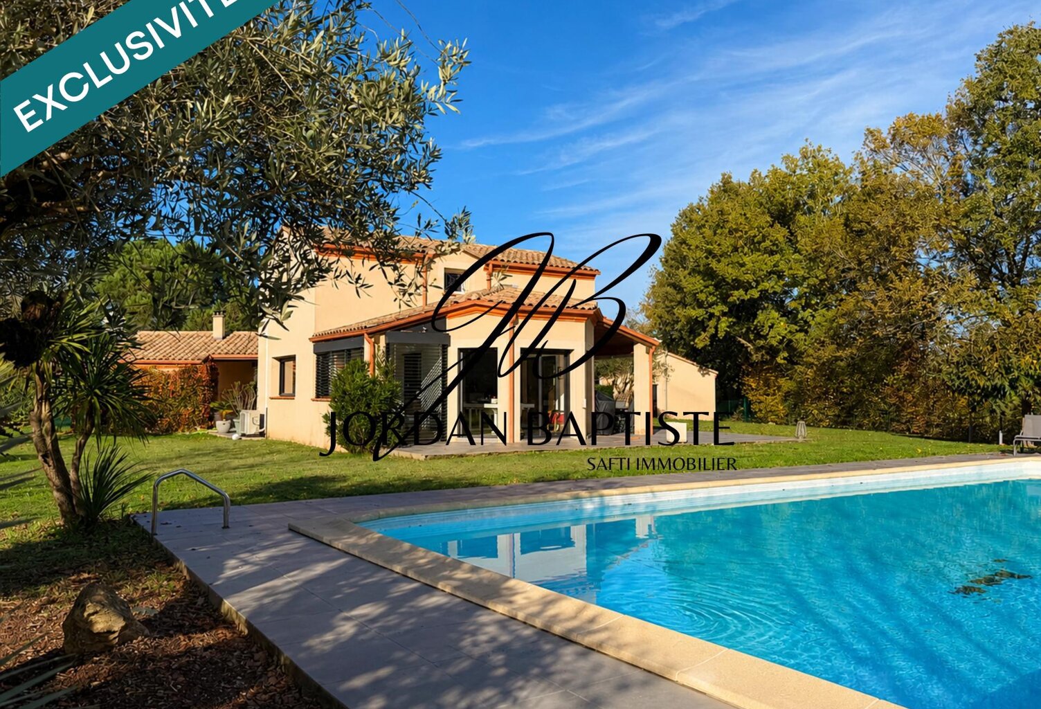 Maison d'architecte avec piscine  environnement calme et arboré — photo 1