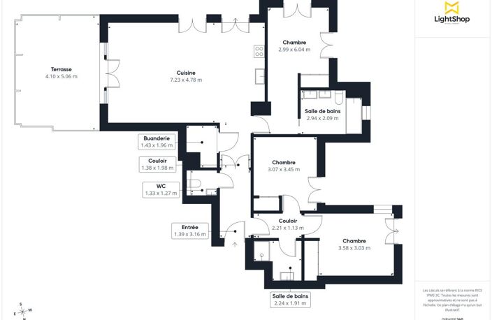 Appartement 4 pièces de 94 m² - Terrasse 60 m² et jardin 100 m² - Rue De Malabry, Le Plessis-Robinson — photo 2