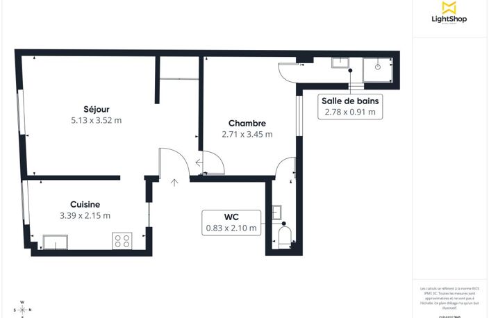 Appartement 2 pièces de 38 m² traversant - Profession libérale possible - Rue Louis Rolland - Montrouge — photo 3