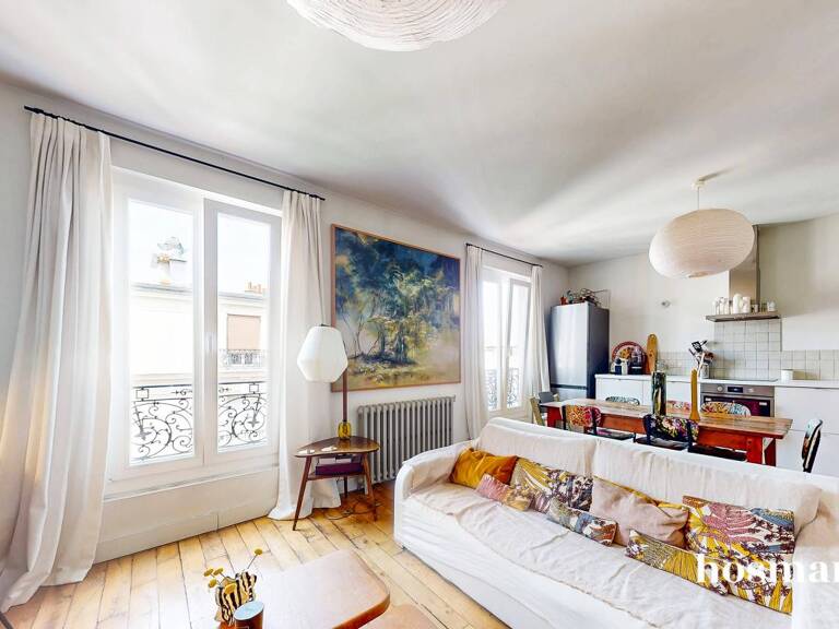 Superbe 2 pièces de 46,5 m² - Dernier étage baigné de lumière - Paris 18ème - Lamarck / Mont Cenis — photo 1