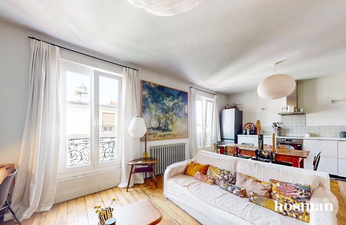 Superbe 2 pièces de 46,5 m² - Dernier étage baigné de lumière - Paris 18ème - Lamarck / Mont Cenis — photo 2