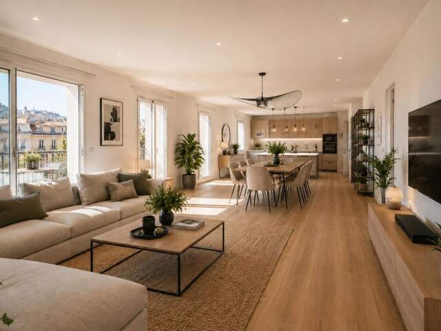Superbe T3 traversant avec terrasse et parking – Toulon — photo du bien