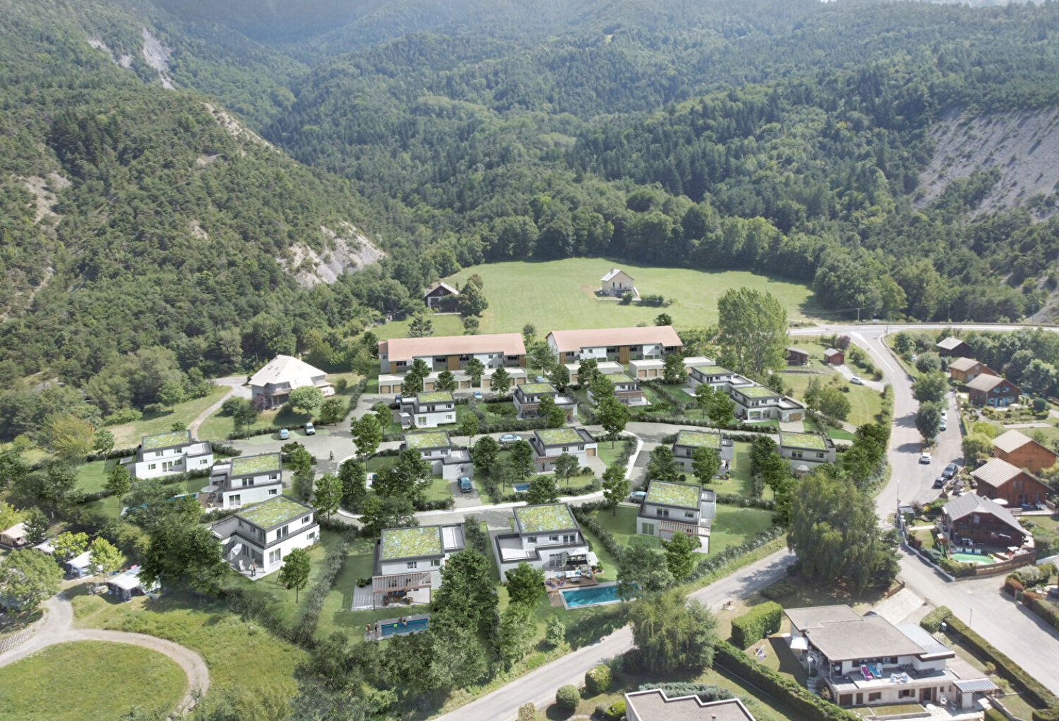 LOTISSEMENT D'EXCEPTION AU BORD DU LAC DE SERRE-PONÇON AU PRE D'EMERAUDE — photo 1