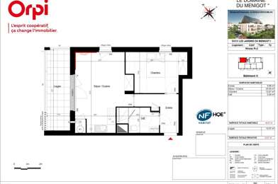 Appartement 2 pièces 247600 €