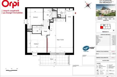 Appartement 3 pièces 328200 €