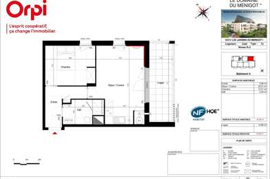 Appartement 2 pièces 237500 €