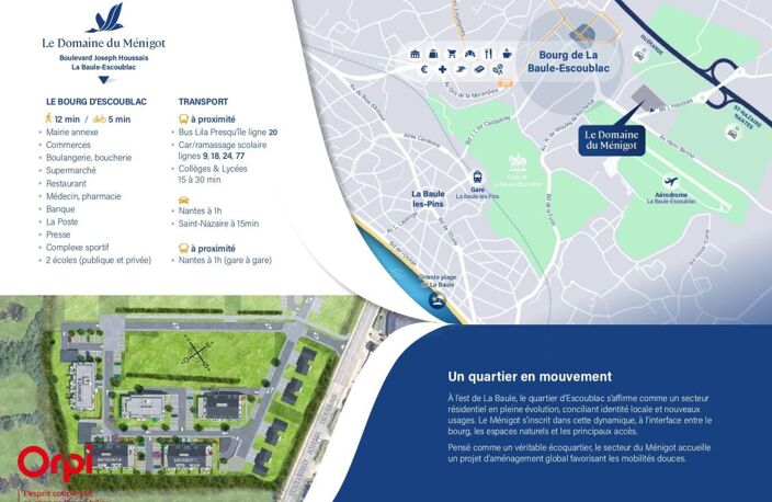Appartement T2 neuf avec balcon - La Baule Bourg d'Escoublac — photo 5