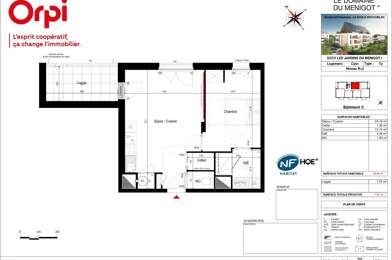 Appartement 2 pièces 220500 €
