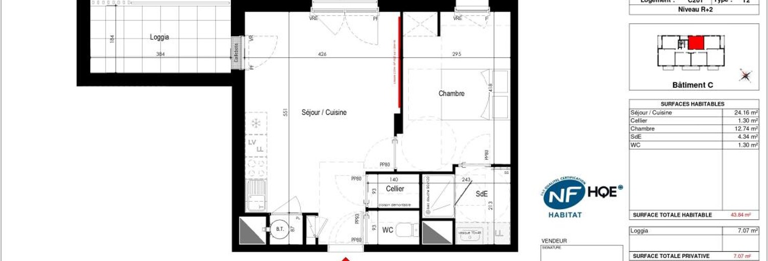 Appartement 2 Pièces 43 m² à vendre à La Baule-Escoublac (44500)