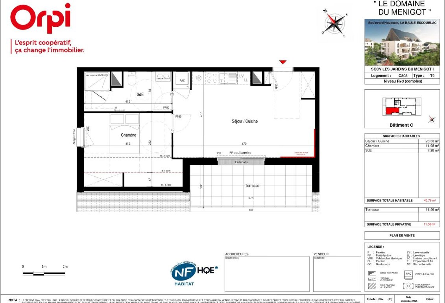 Appartement T2 neuf avec terrasse à La Baule-Escoublac — photo 1