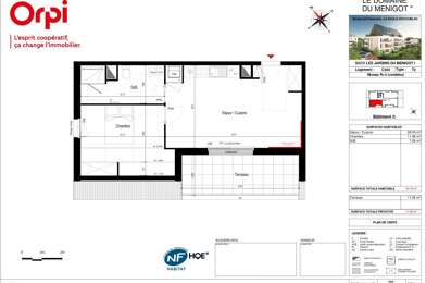 Appartement 2 pièces 260500 €