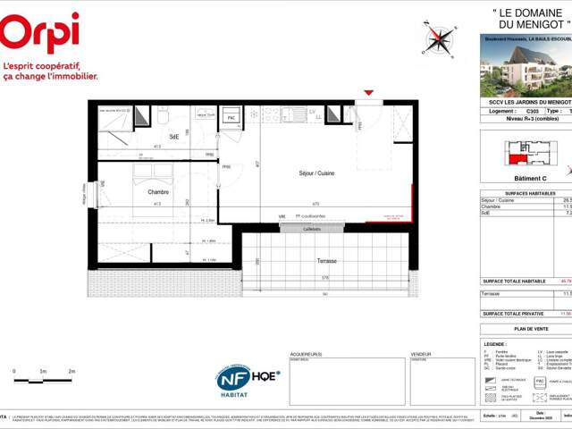 Appartement T2 neuf avec terrasse à La Baule-Escoublac — photo du bien