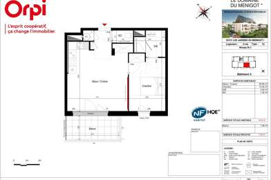Appartement 2 pièces 232500 €