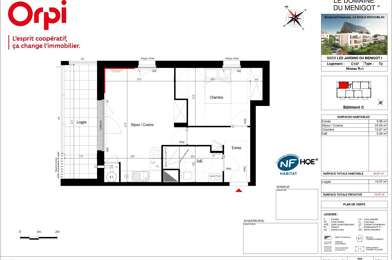 Appartement 2 pièces 230600 €