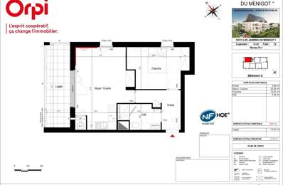 Appartement T2 neuf avec grande loggia - La Baule Bourg d'Escoublac — photo du bien