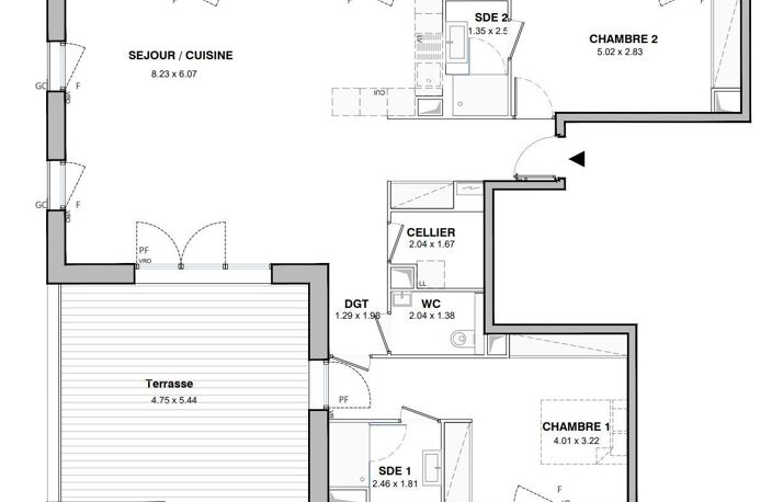 Vente Appartement 3 pièces — photo 4